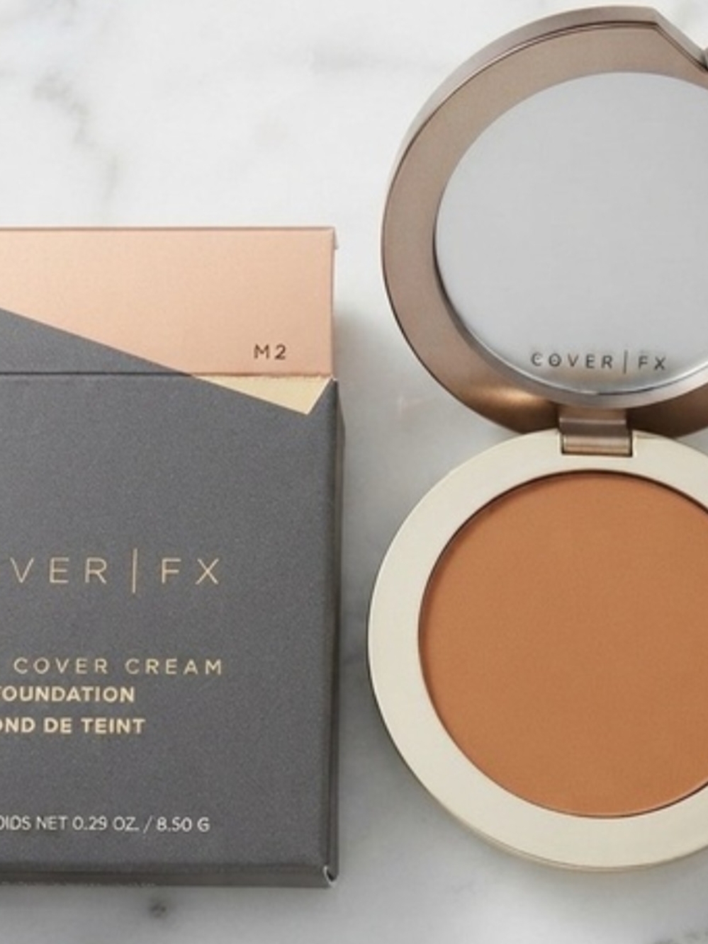 COVER FX Cream Foundation Compact - (M2) For Medium Neutral Skin Tone ✨ Givvy ✨